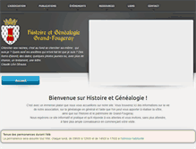 Tablet Screenshot of fougeraygeneal.org